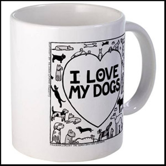 I Love My Dogs Mug