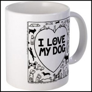 I Love My Dog - Off The Leash mug