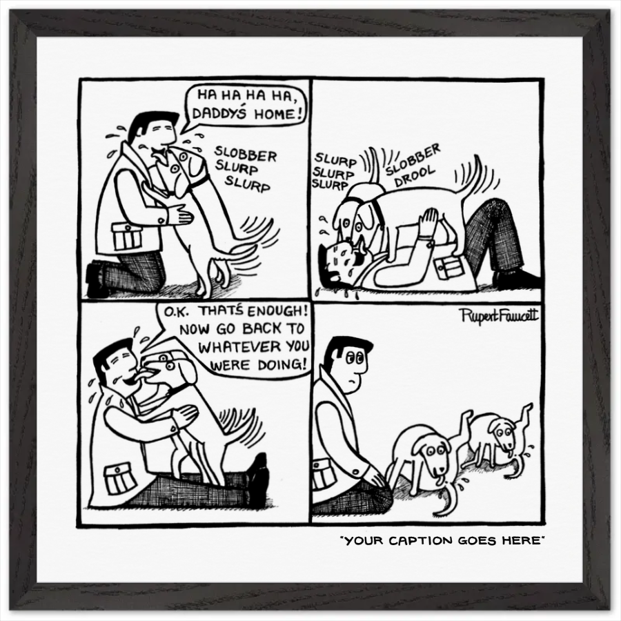 Daddy's Home - Framed Print