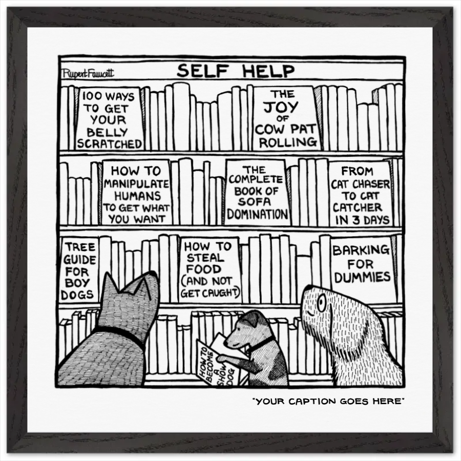 Self Help - Framed Print