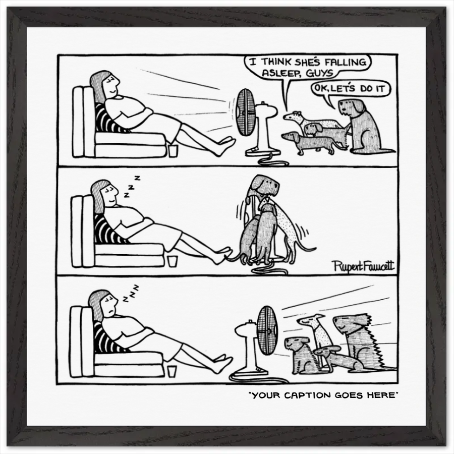 Good Plan - Fan Fun - Framed Print