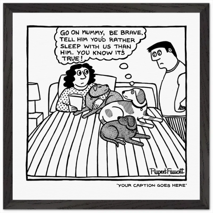 Go On Mummy, Be Braveš - Framed Print