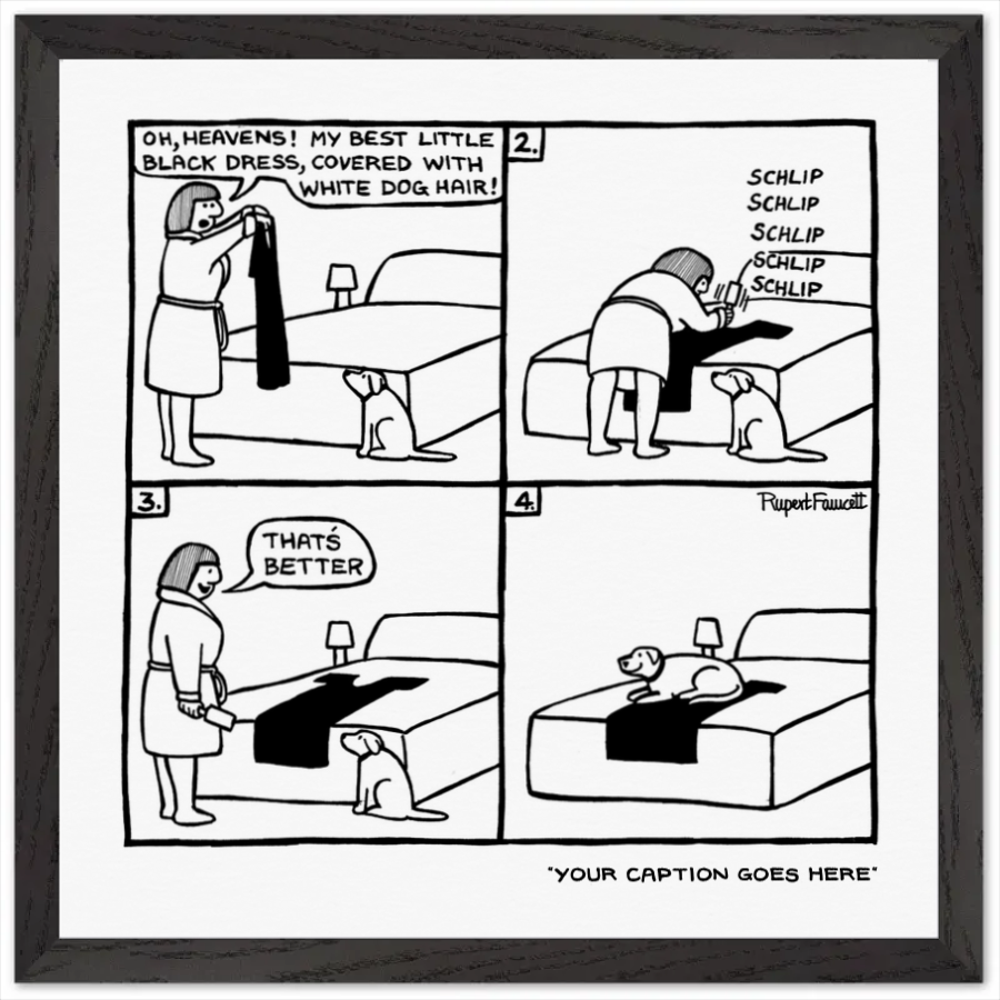 The Little Black Dress - Framed Print