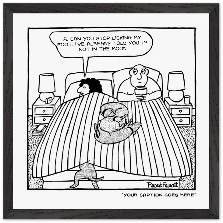 Brian, Can You Stop - Framed Print