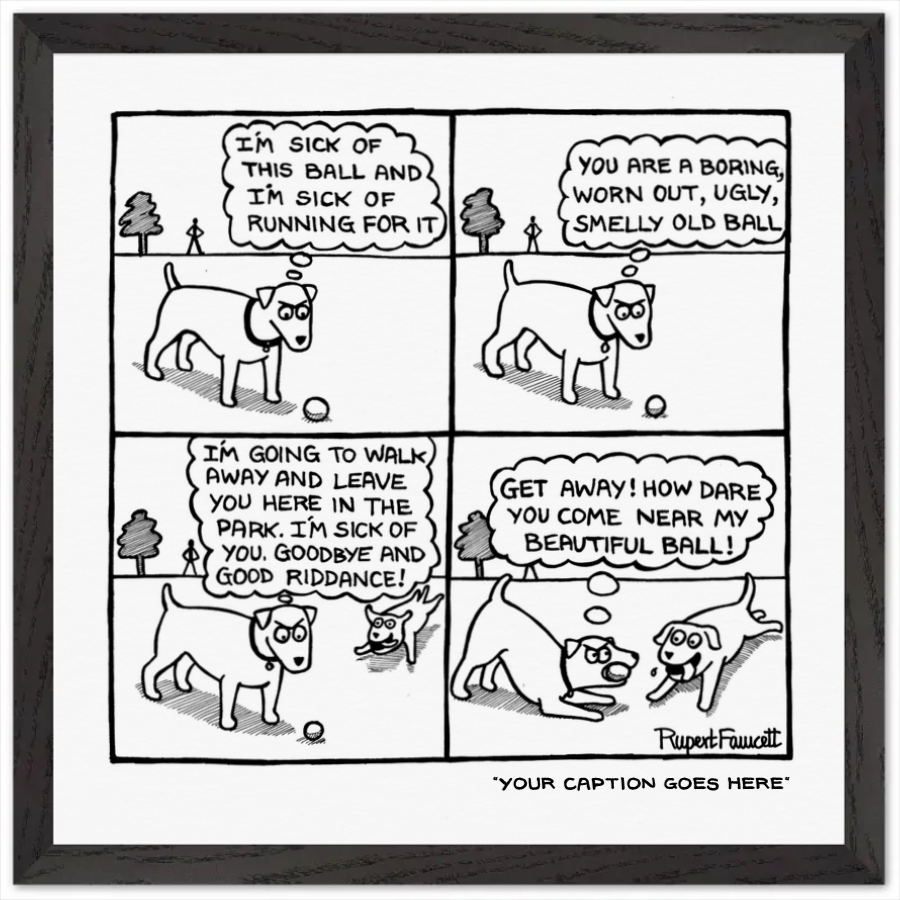 I Am Sick Of This Ball - Framed Print