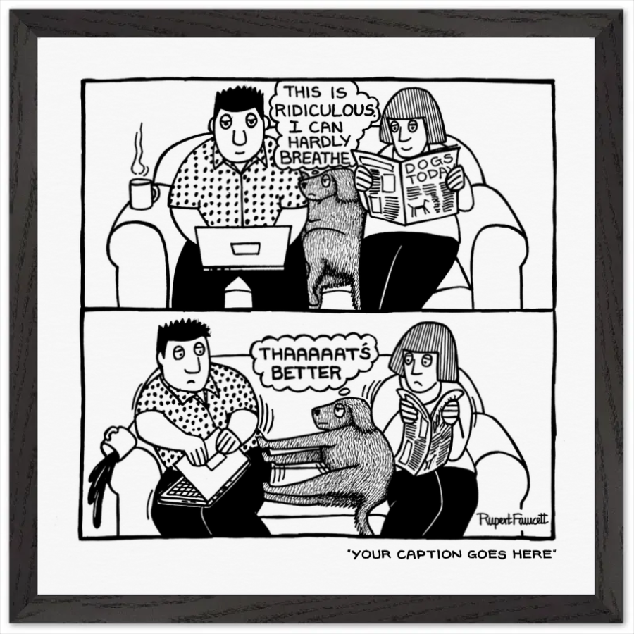 That's Better - 2 - Framed Print