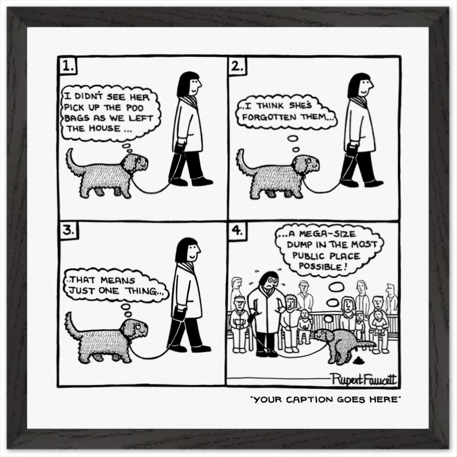 A Mega Sized Dump - Framed Print