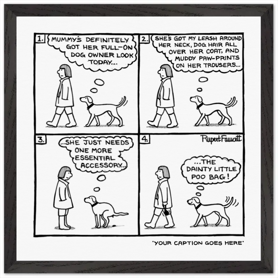 The Dog Owner Look - Framed Print