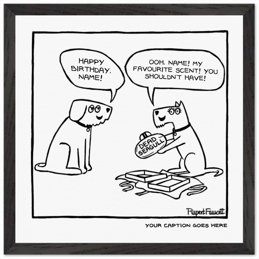 Happy Birthday Darling - Framed Print