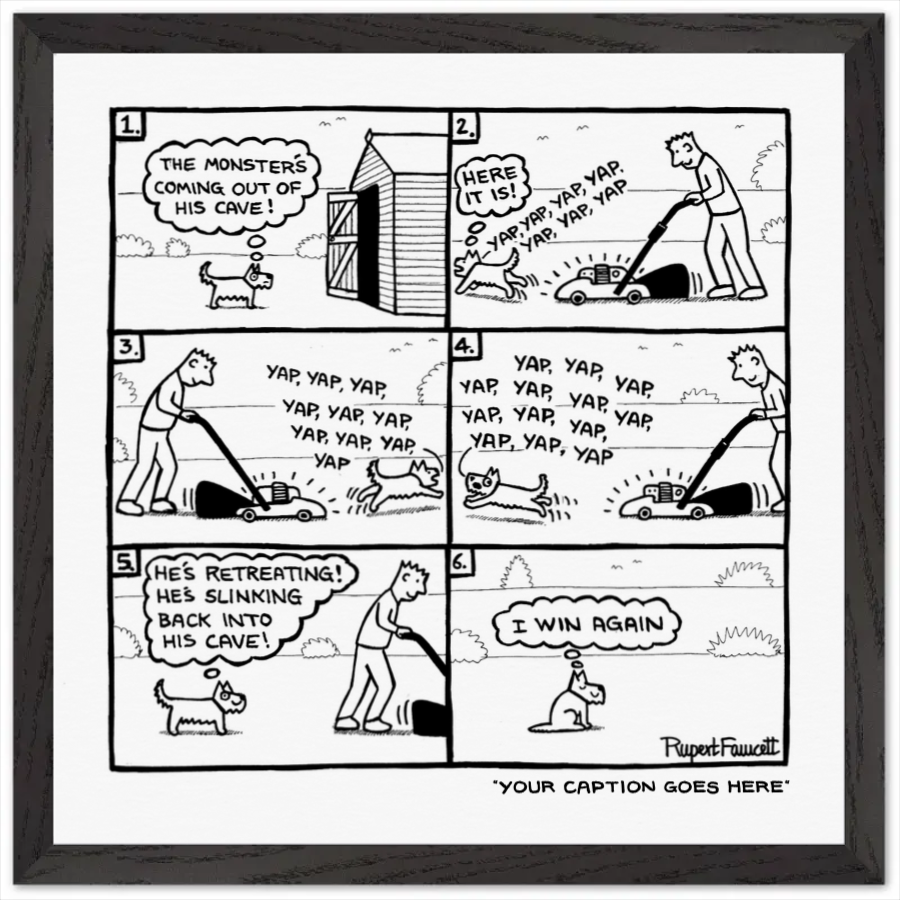 The Monsters Coming Out - Framed Print