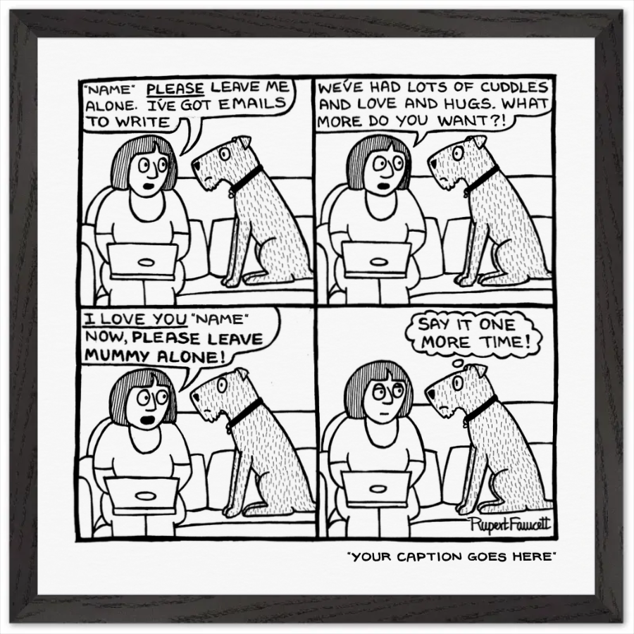 I Love You Hector - Framed Print