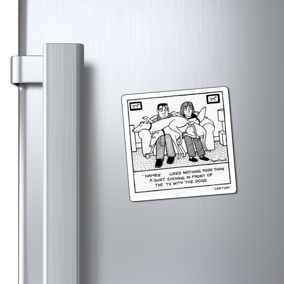 A Quiet Evening In Front Of The TV - Magnet