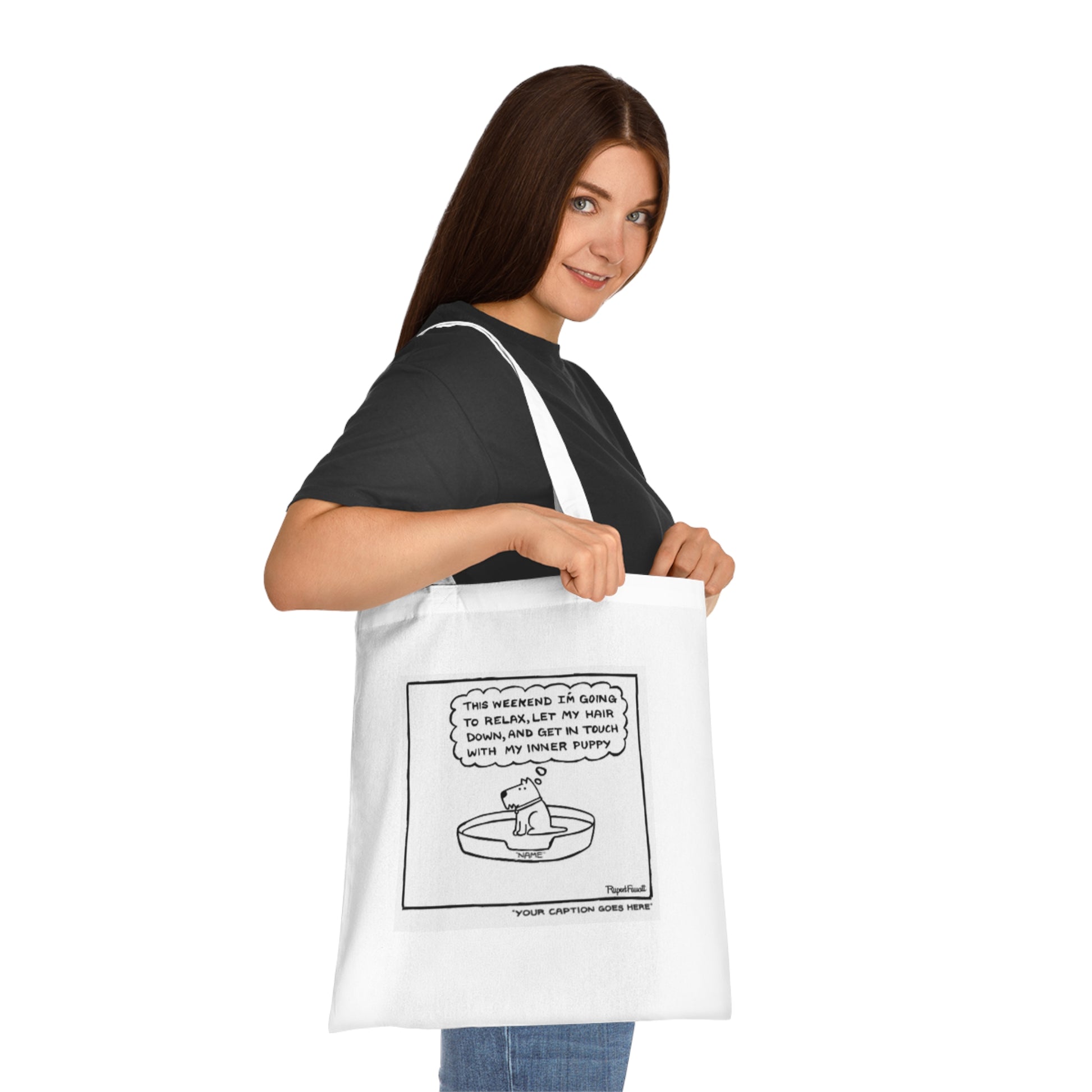 Get In Touch With My Inner Puppy - Tote Bag