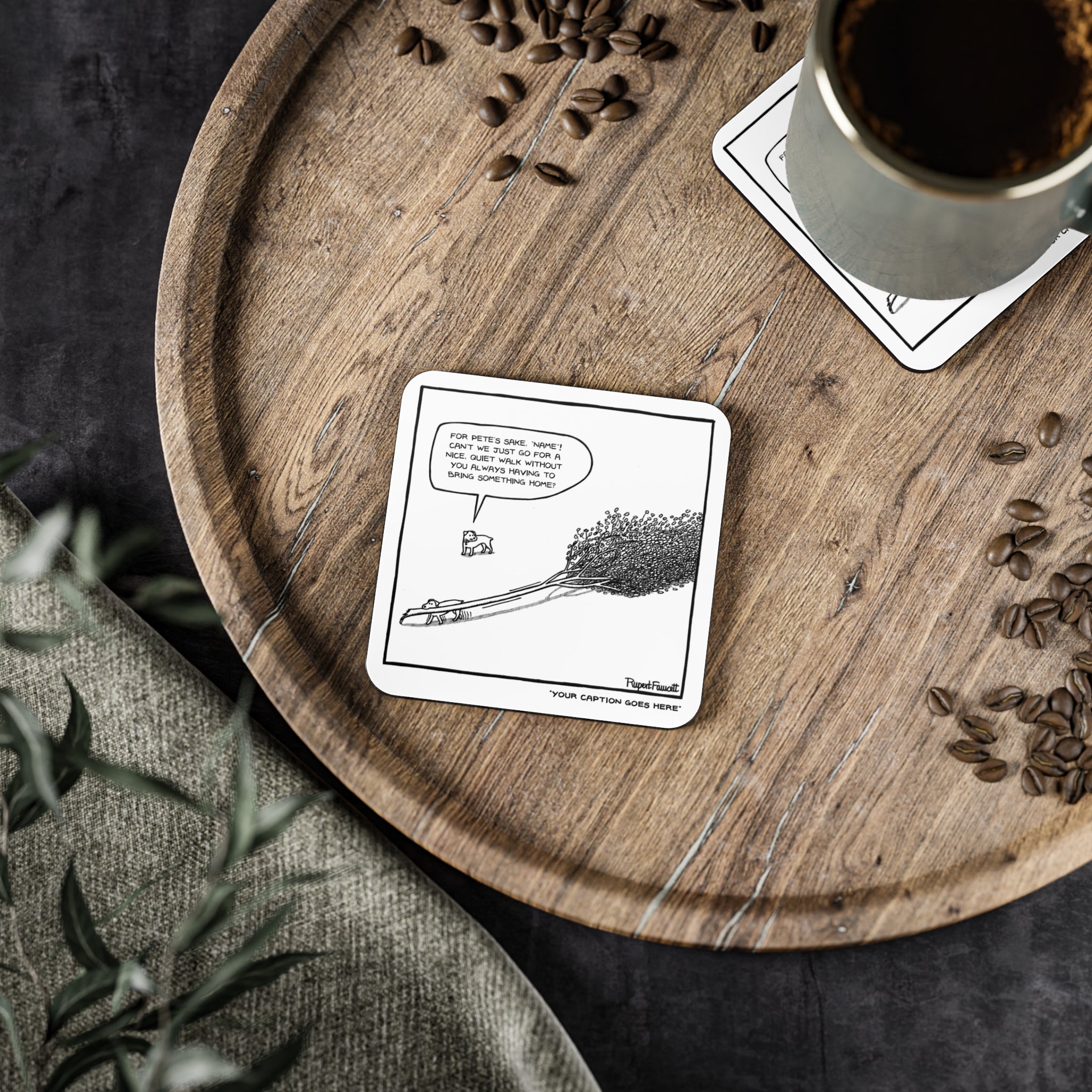 For Pete's Sake Bertie - Coaster