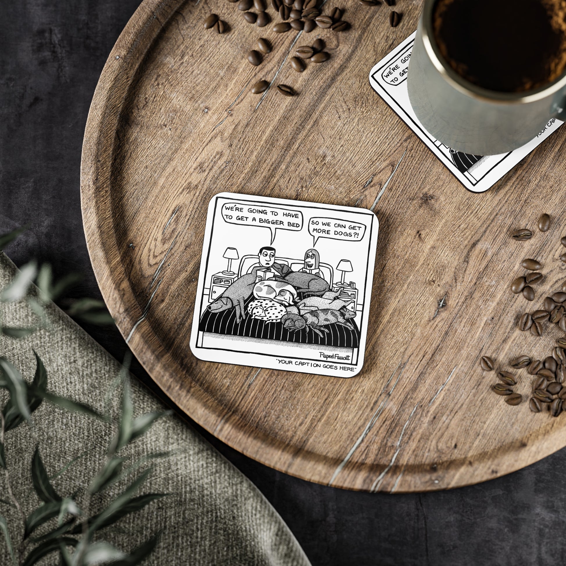 We're Going To Have To Get a Bigger Bed - Coaster (4-Pack)