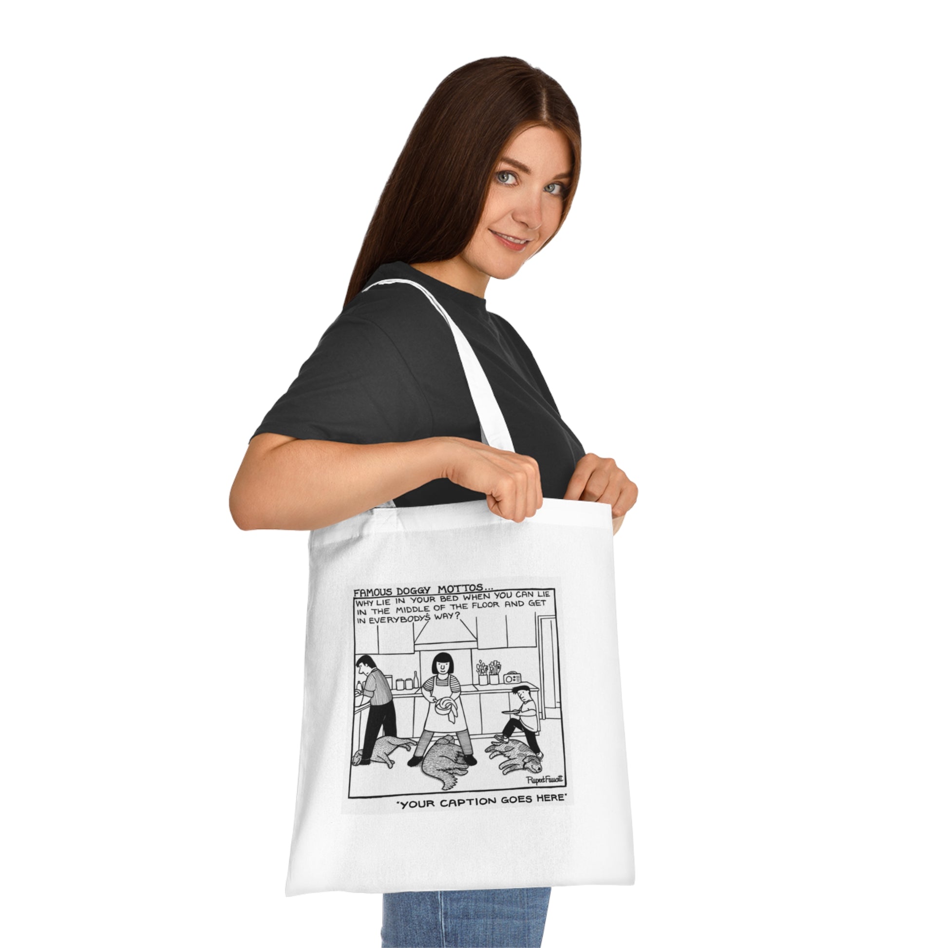 Famous Doggy Mottos - Tote Bag