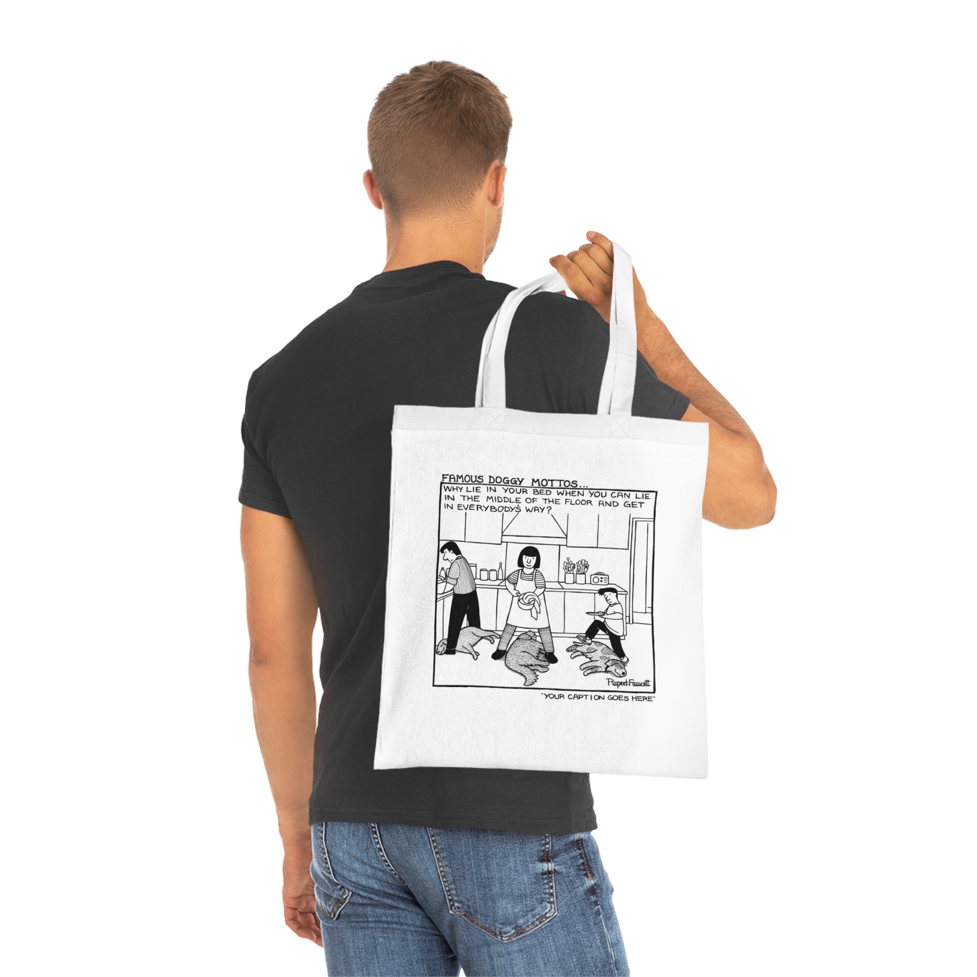 Famous Doggy Mottos - Premium Tote Bag