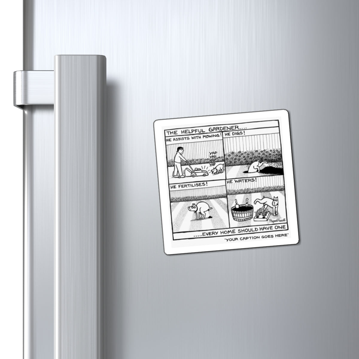 The Helpful Gardener - Magnet