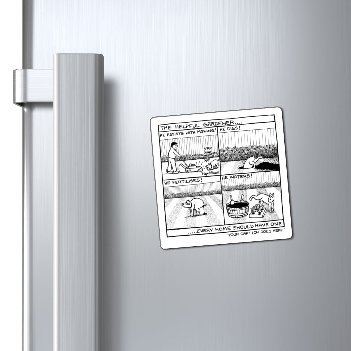 The Helpful Gardener - Magnet