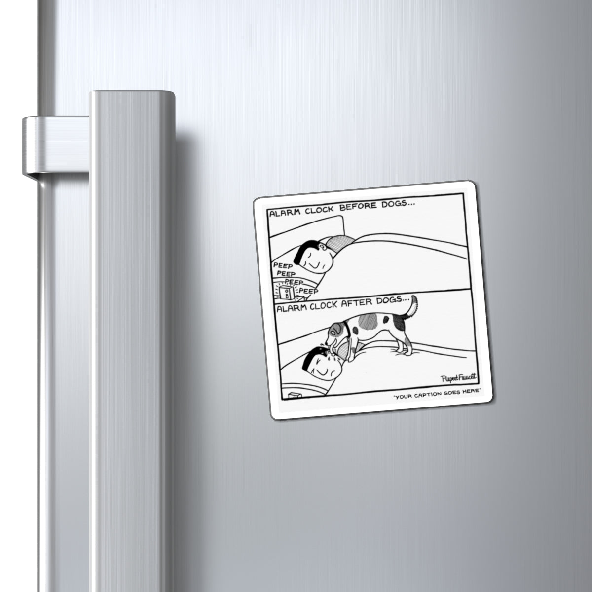 Alarm Clock Before Dogs - Magnet