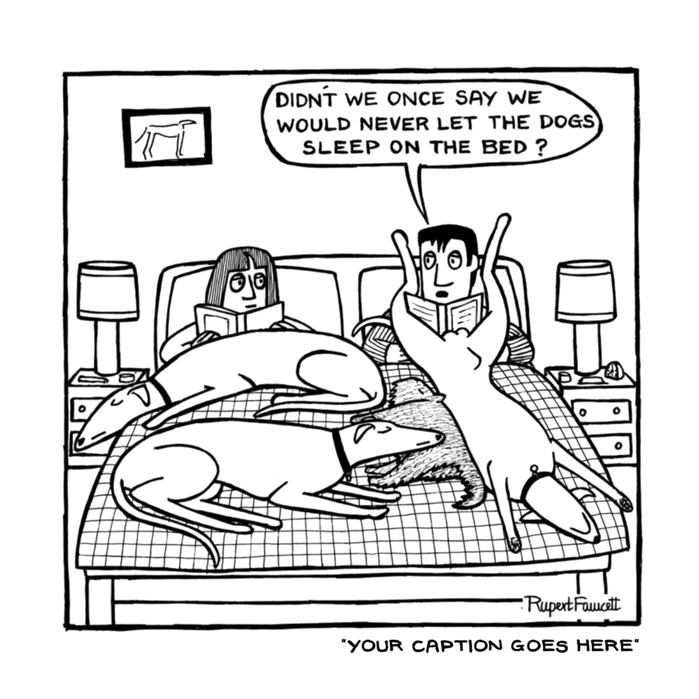 Didn't We Say We Would Never Let The Dogs Sleep On The Bed