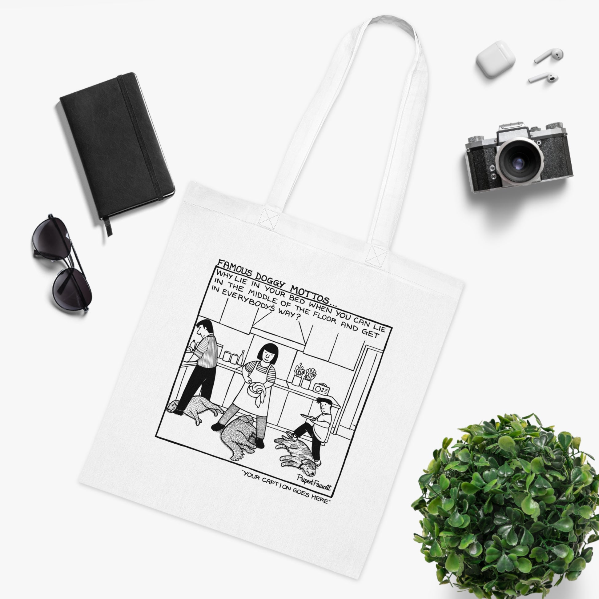 Famous Doggy Mottos - Premium Tote Bag