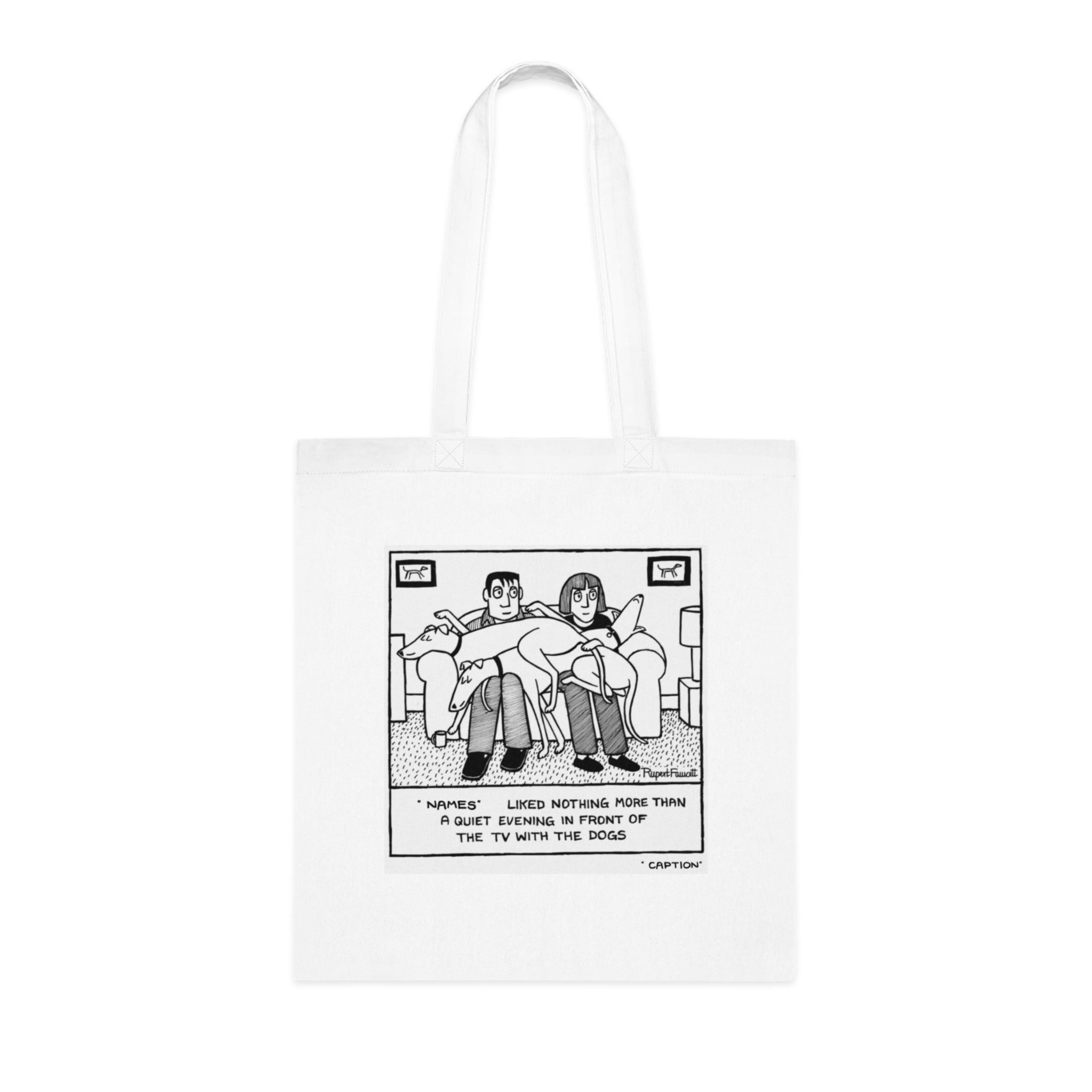 A Quiet Evening In Front Of The TV - Tote Bag