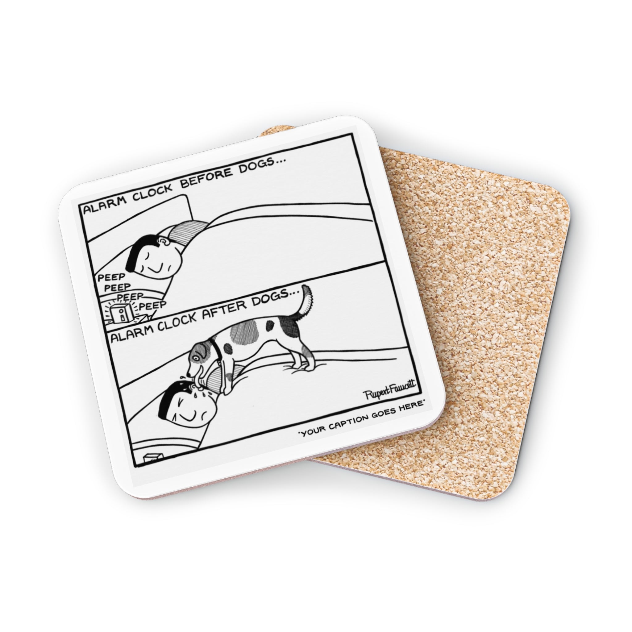 Alarm Clock Before Dogs - Coaster