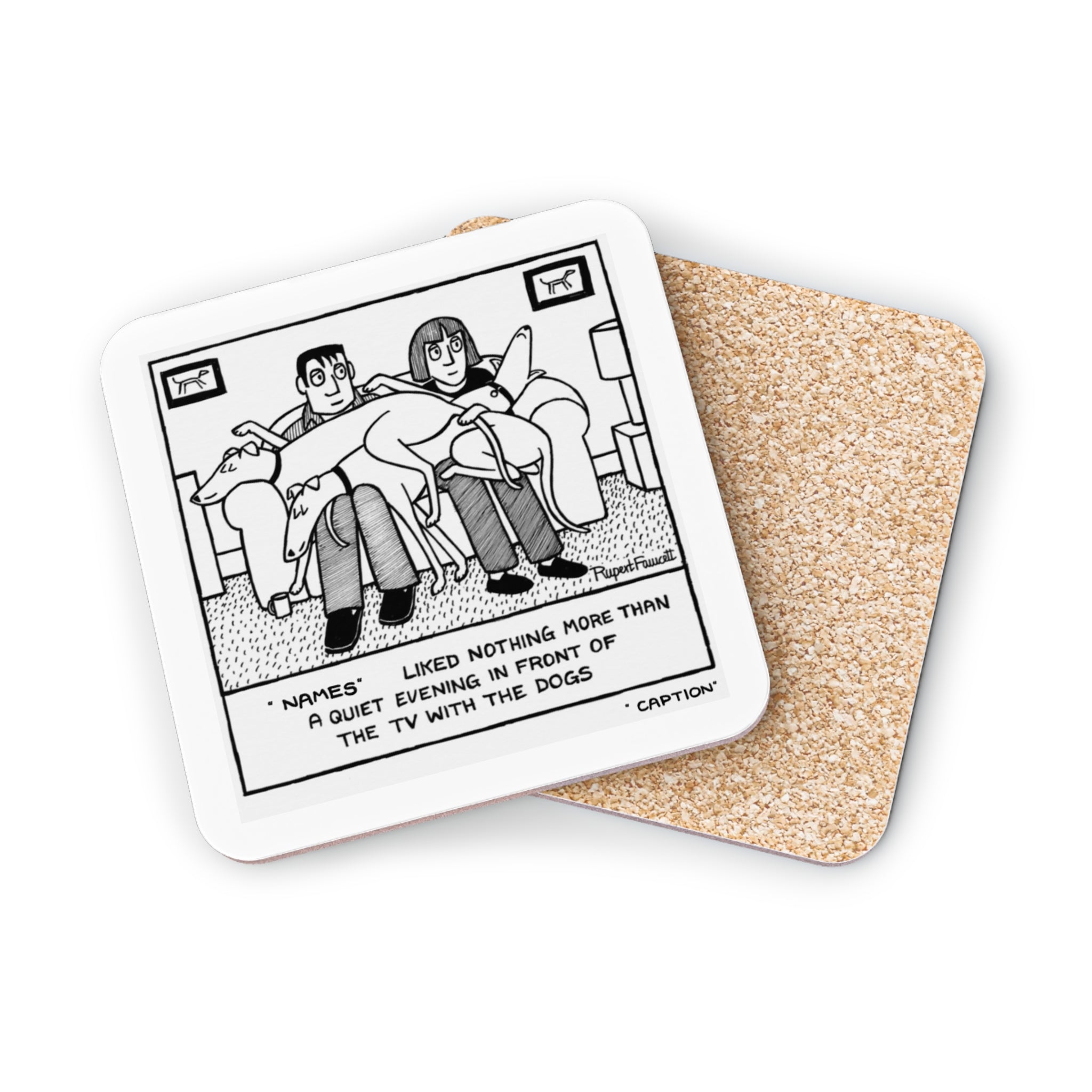 A Quiet Evening In Front Of The TV - Coaster