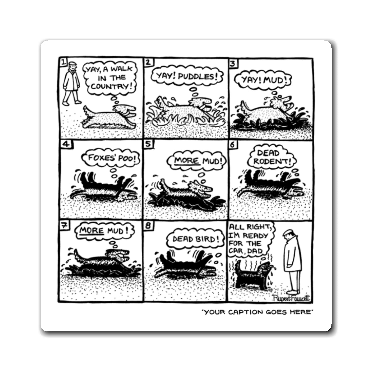 Yay, A Walk In The Country - Magnets