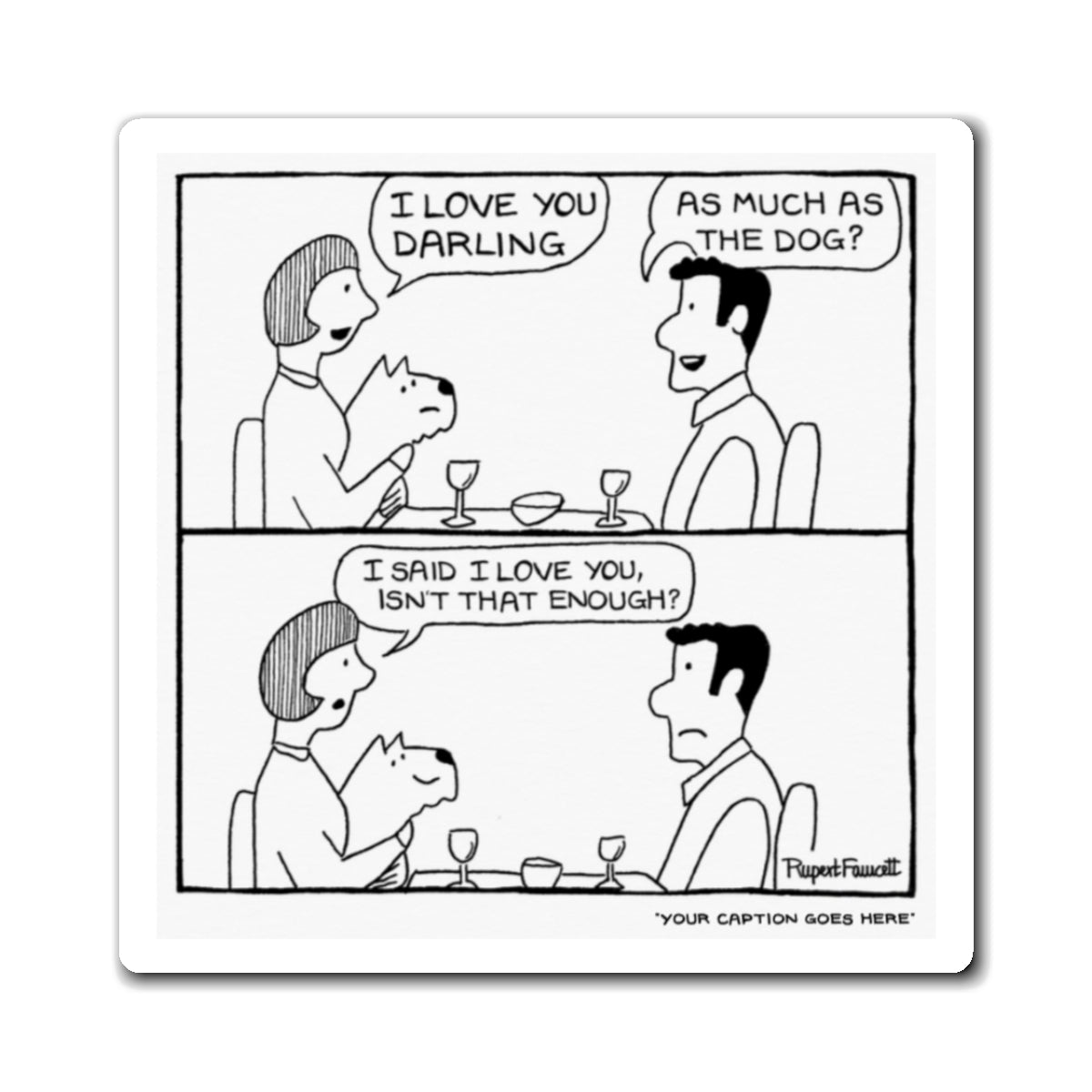 I Love You Darling - Magnet