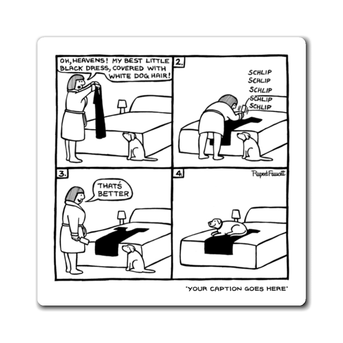 The Little Black Dress - Magnets