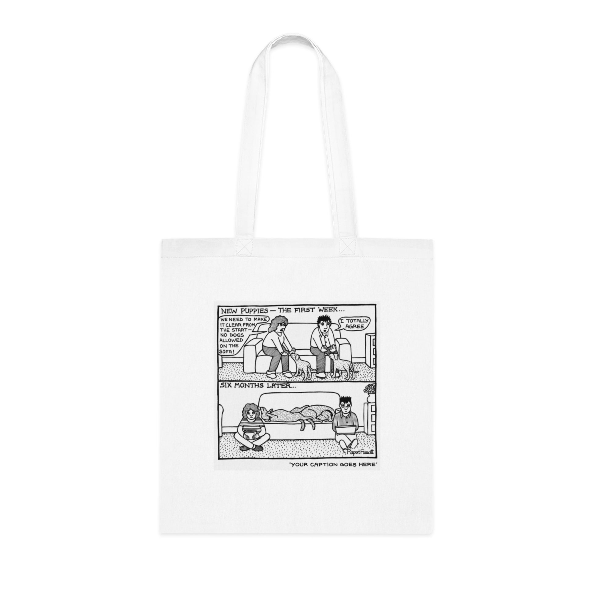 New Puppies: The First Week - Tote Bag