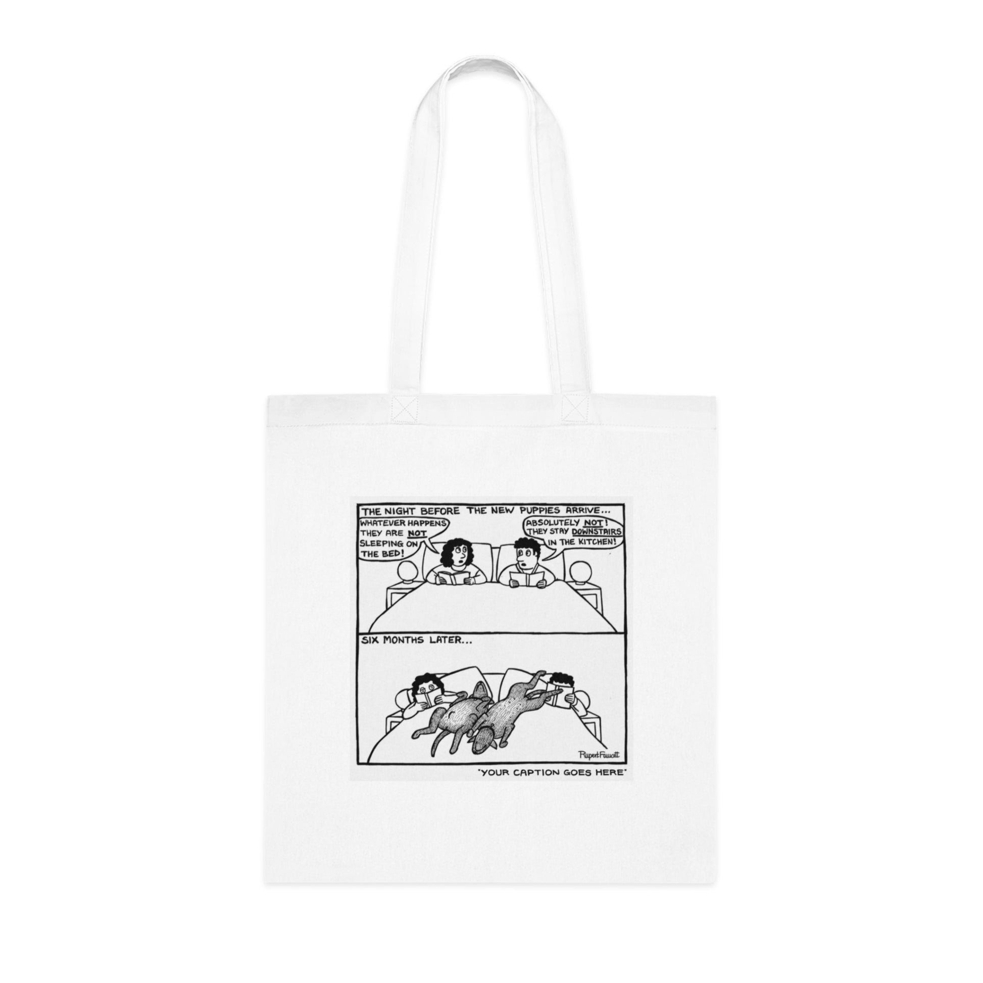 The Night Before New Puppies - Tote Bag