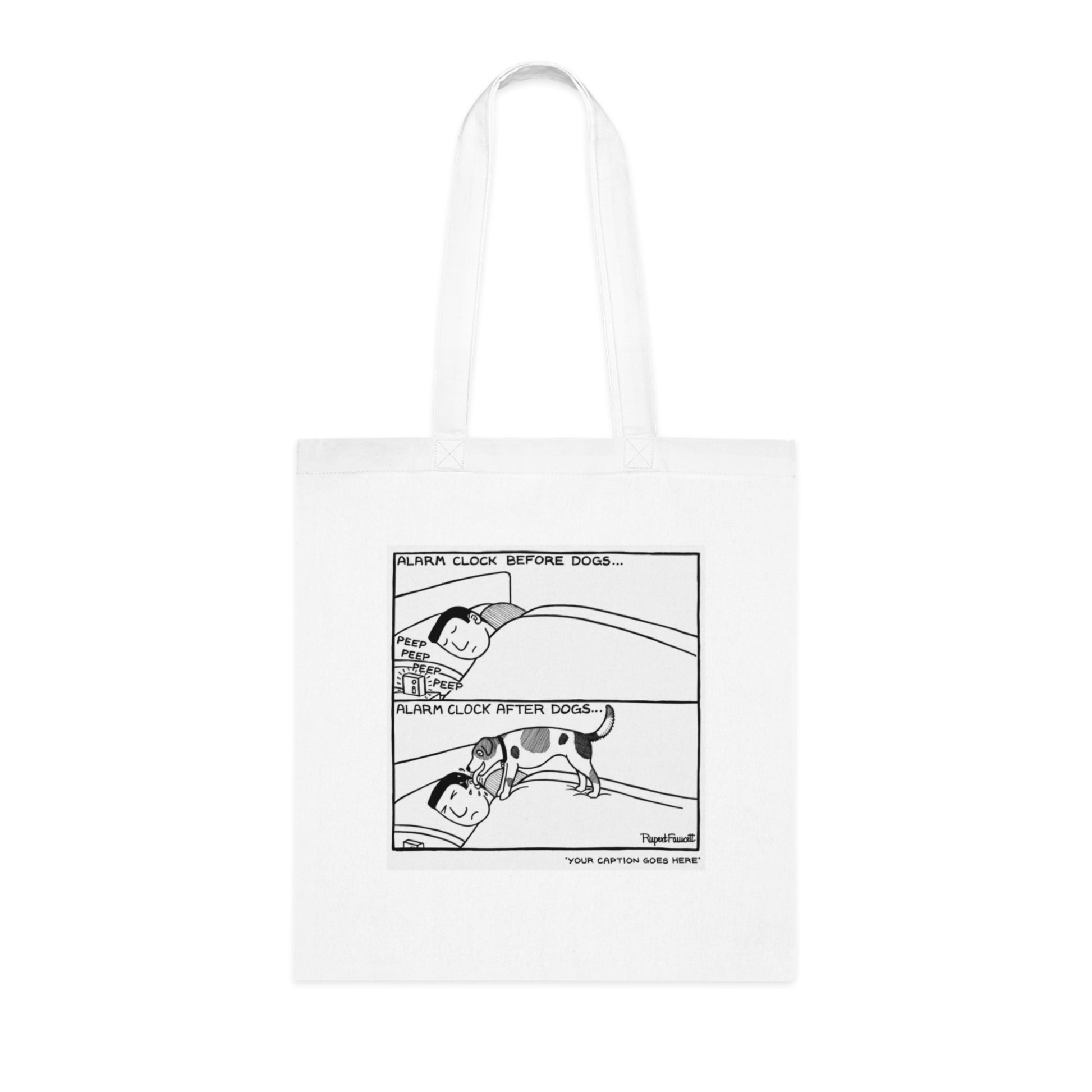 Alarm Clock Before Dogs - Tote Bag