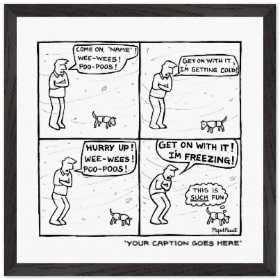 Get On With It - Framed Print