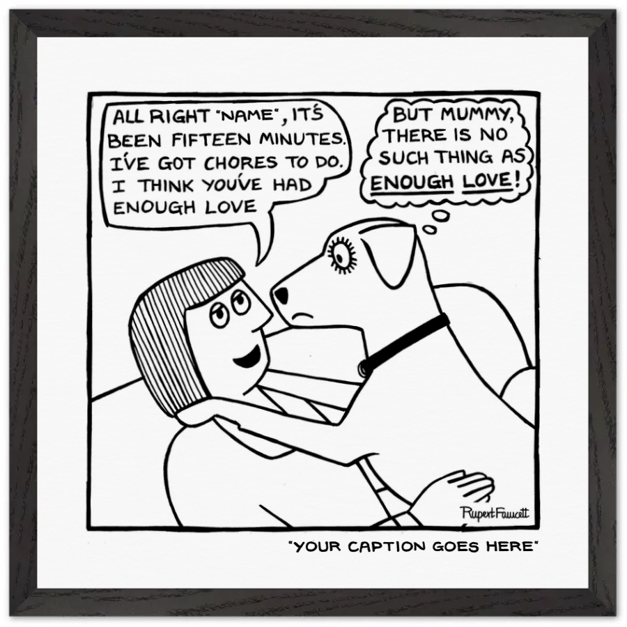 No Such Thing As Enough Love - Framed Print