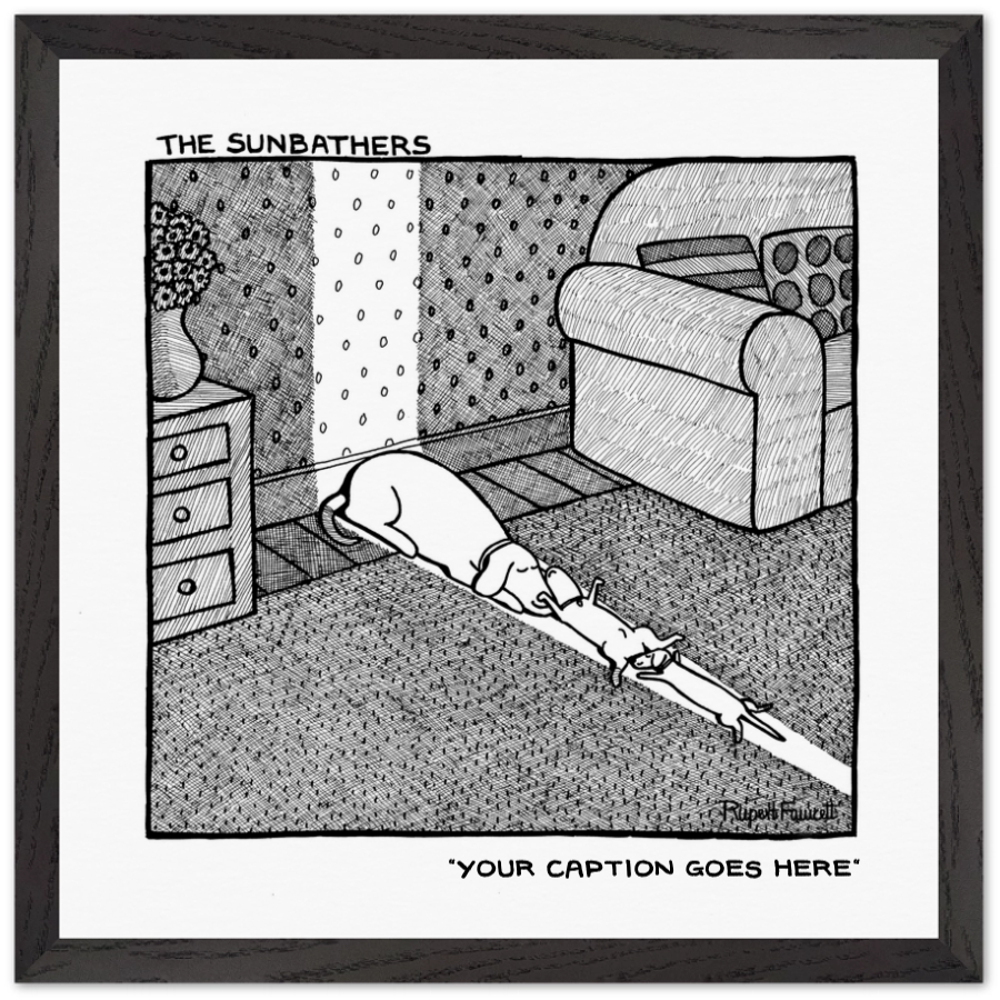 The Sunbathers - Framed Print