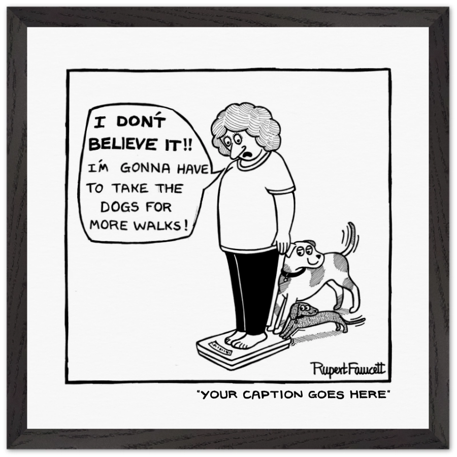 The Weighing Scale - Framed Print