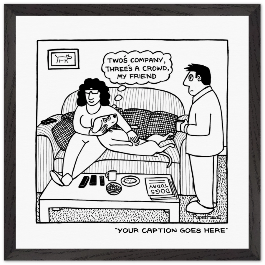 Two's Company - Framed Print