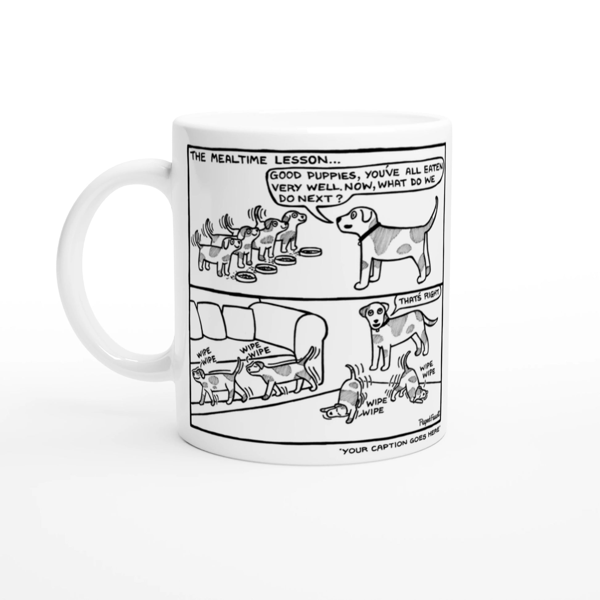 At Puppy School - The Meal Time Lesson - Mug