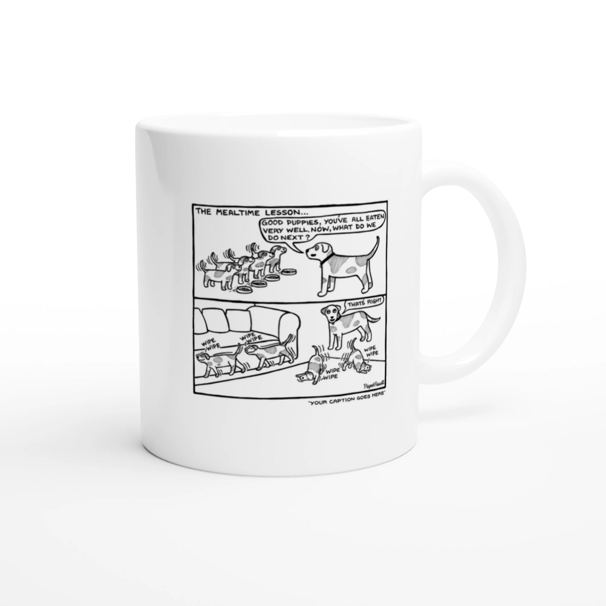 At Puppy School - The Meal Time Lesson - Mug