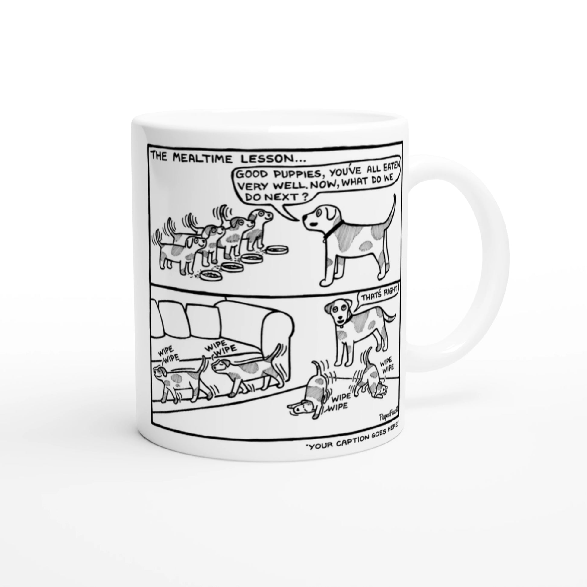 At Puppy School - The Meal Time Lesson - Mug
