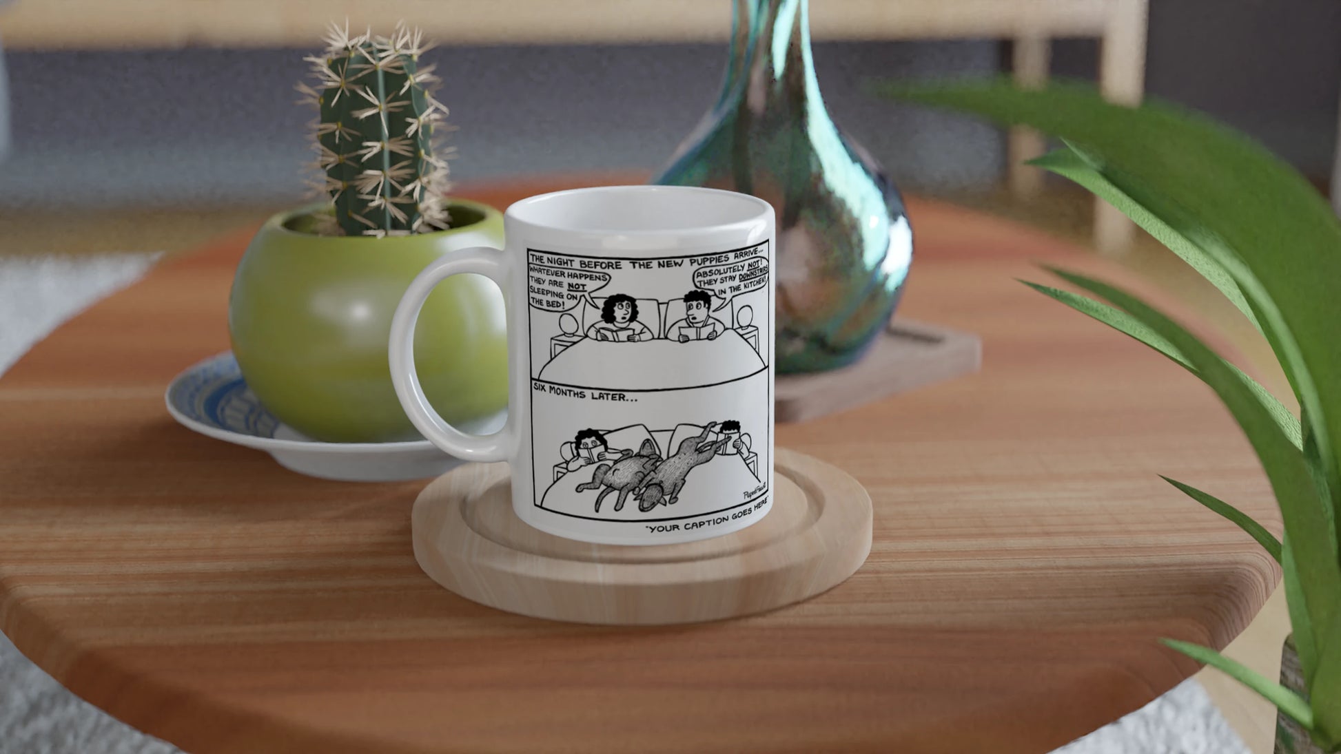 The Night Before New Puppies - Mug