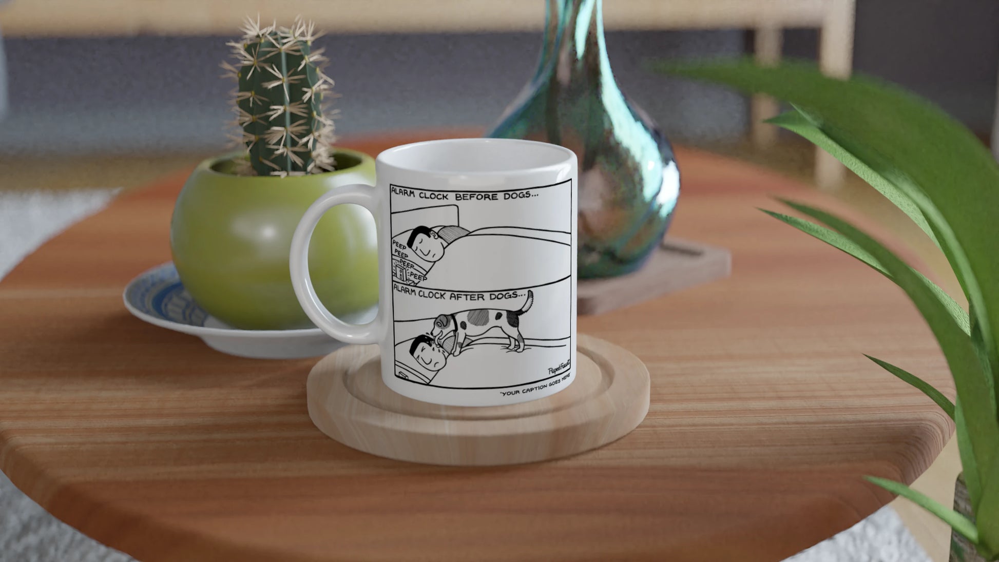 Alarm Clock Before Dogs - Mug