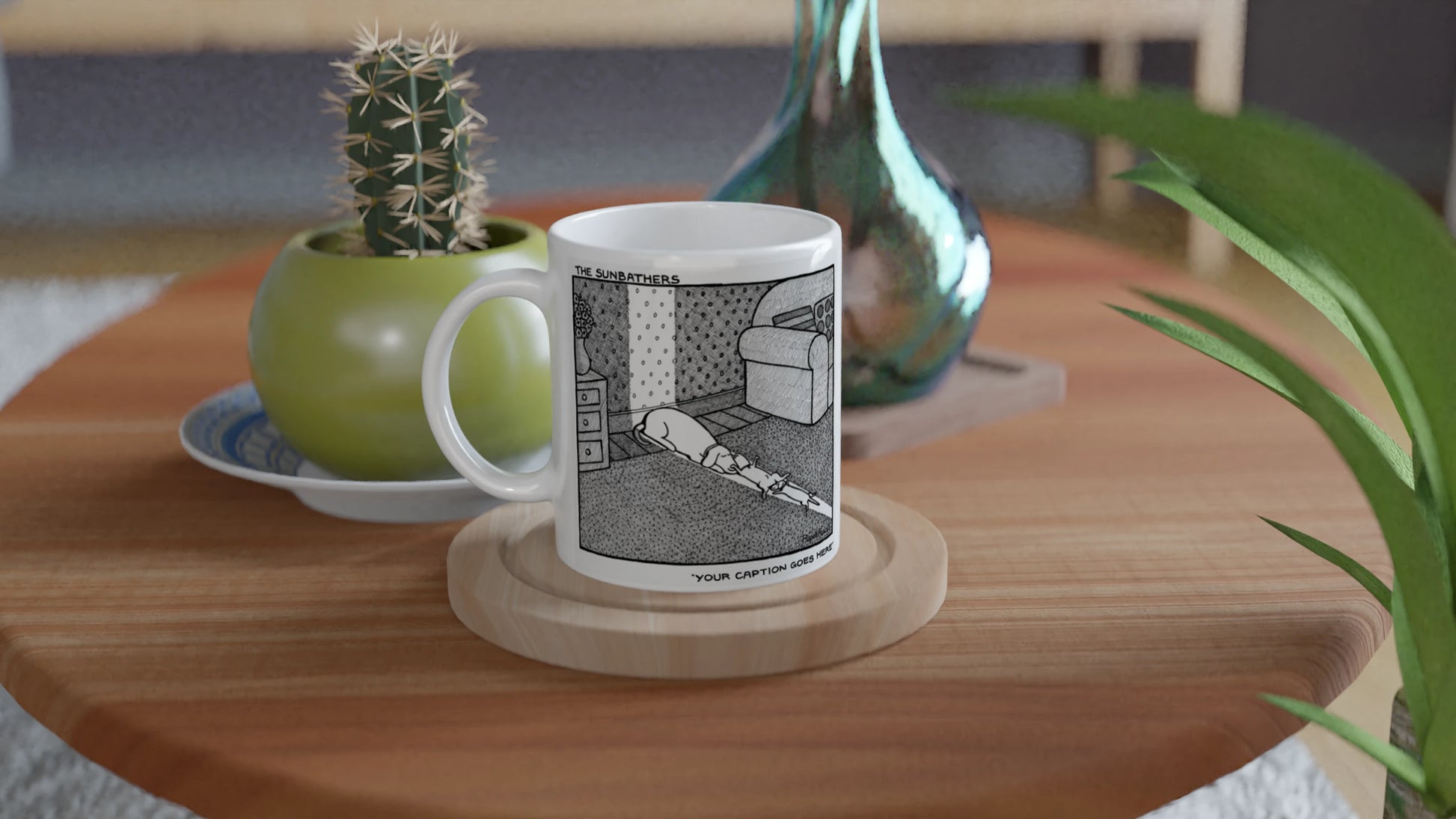 The Sunbathers - Mug