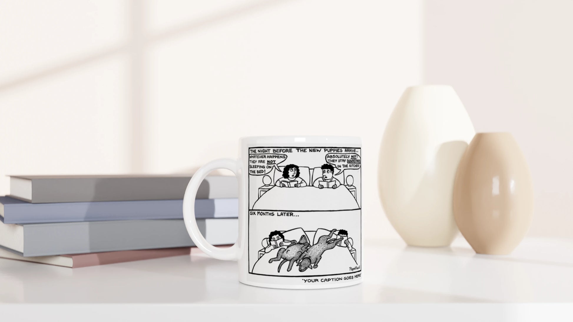 The Night Before New Puppies - Mug